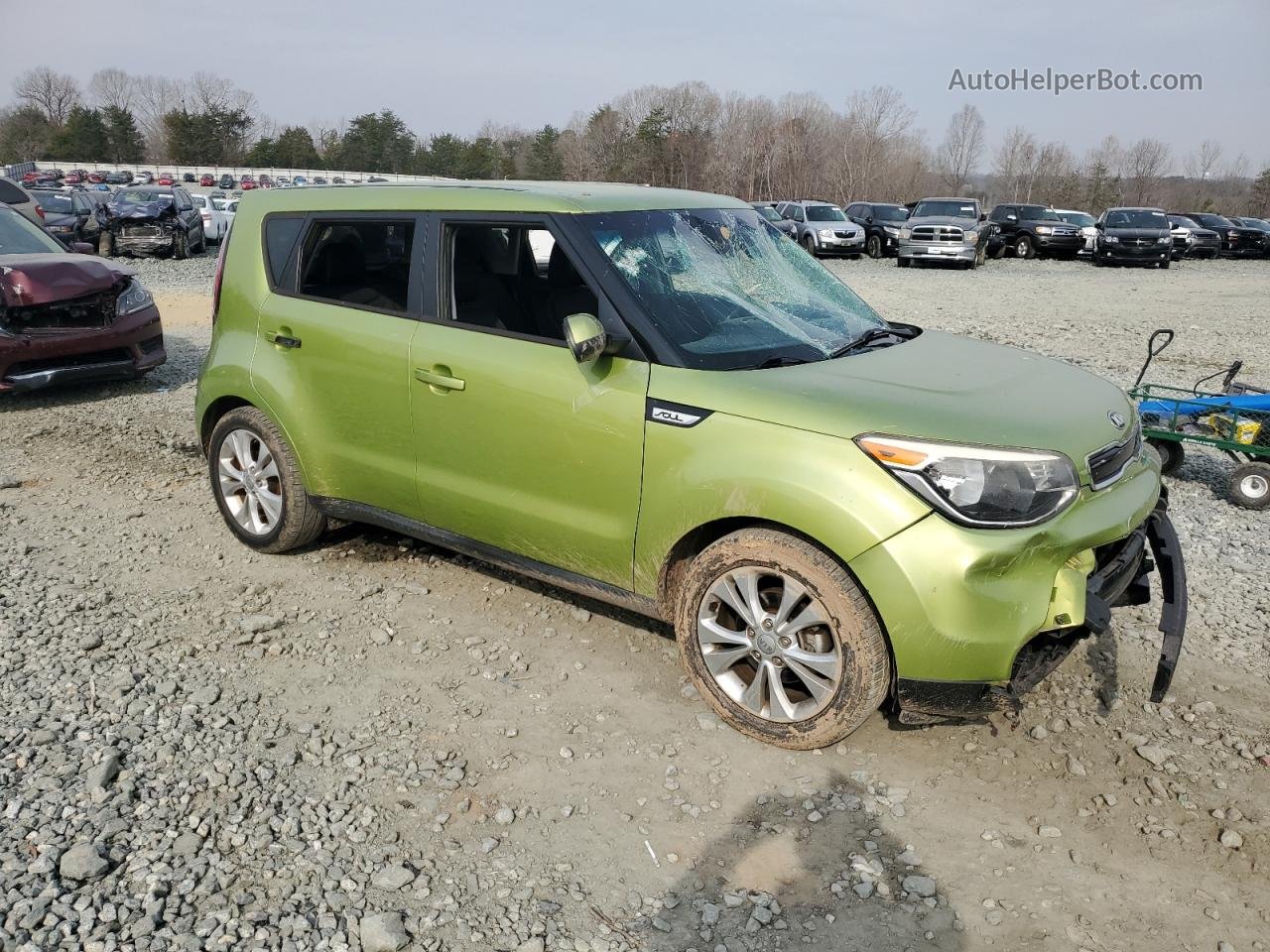 2016 Kia Soul + Green vin: KNDJP3A53G7820893