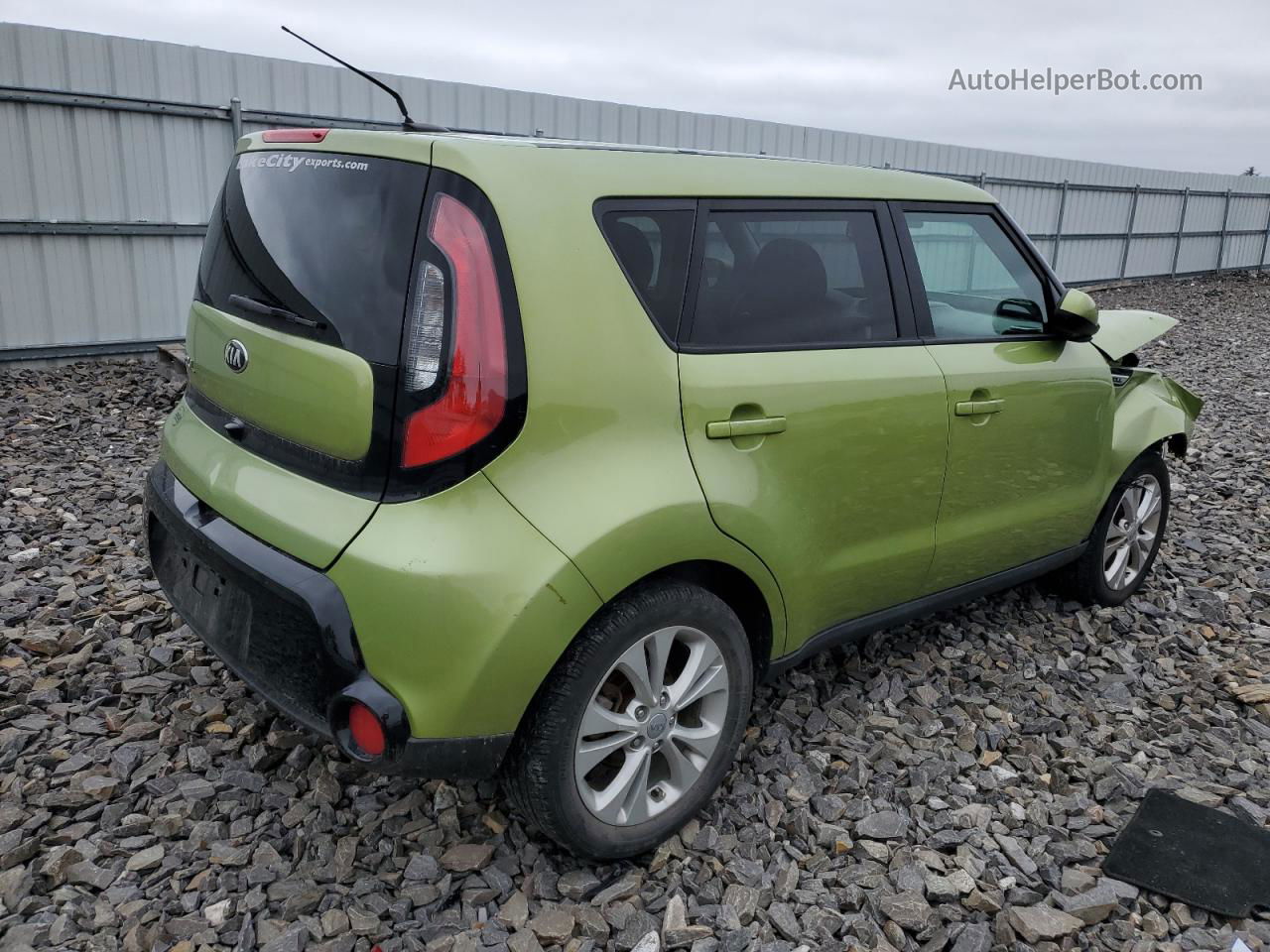 2016 Kia Soul + Зеленый vin: KNDJP3A53G7855157