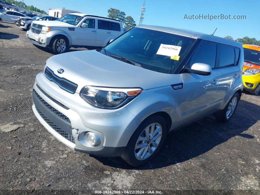 2019 Kia Soul + Silver vin: KNDJP3A53K7004839