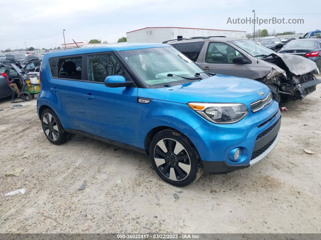 2019 Kia Soul + Blue vin: KNDJP3A53K7631329