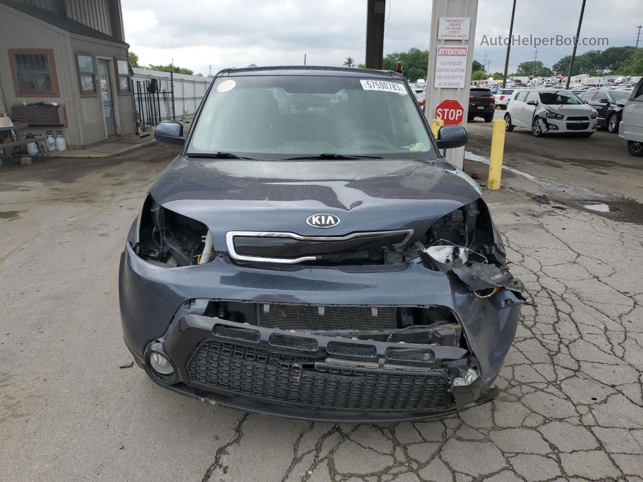 2016 Kia Soul + Gray vin: KNDJP3A54G7243193