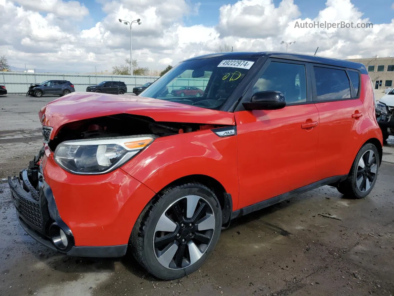 2016 Kia Soul + Красный vin: KNDJP3A54G7244697