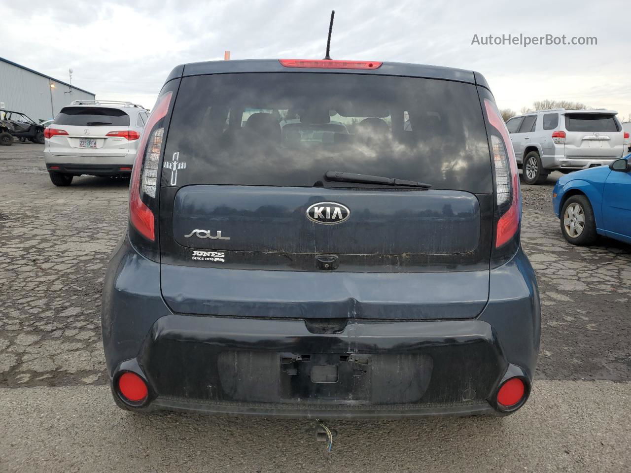 2016 Kia Soul + Blue vin: KNDJP3A54G7253853