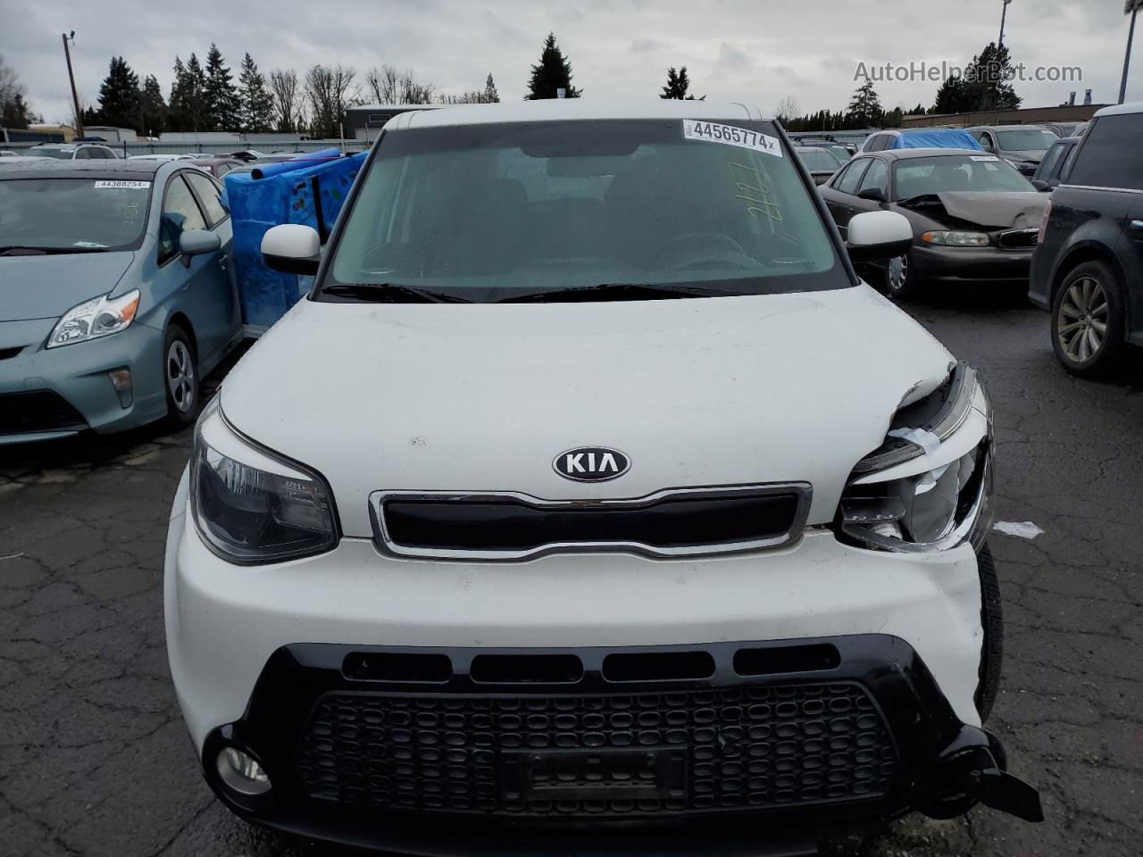 2016 Kia Soul + White vin: KNDJP3A54G7281135