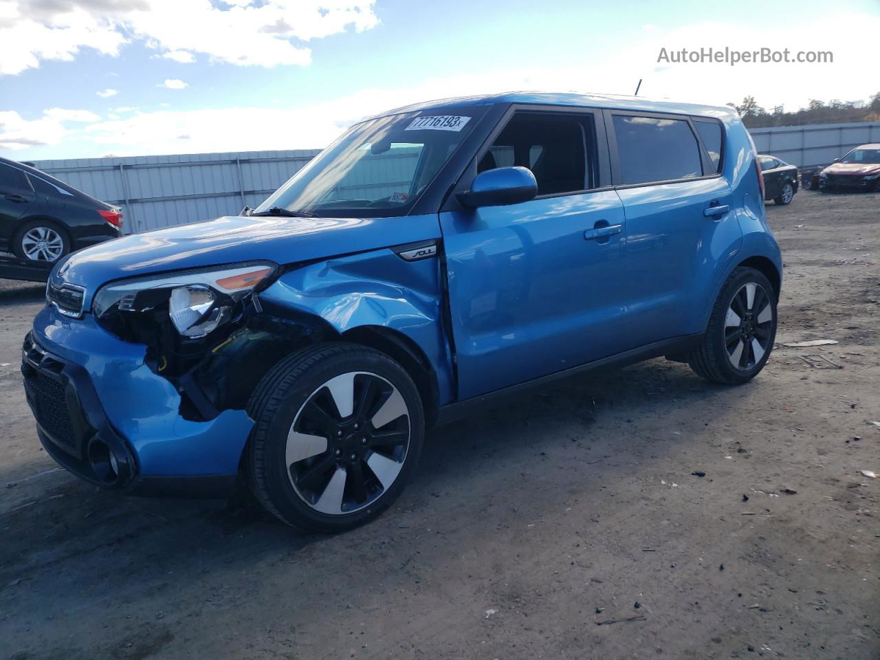 2016 Kia Soul + Blue vin: KNDJP3A54G7316126