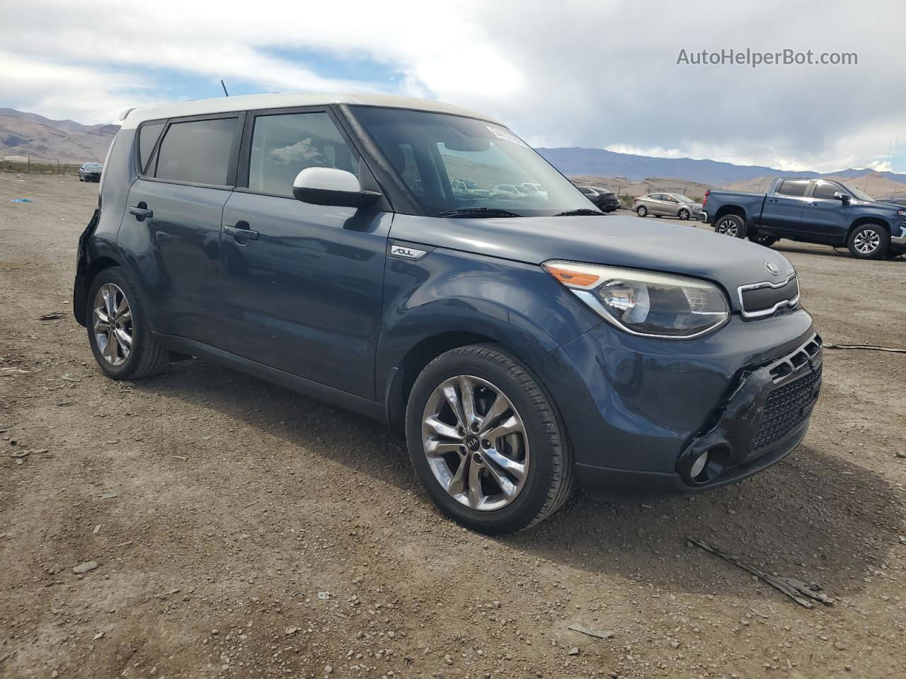 2016 Kia Soul + Синий vin: KNDJP3A54G7318488