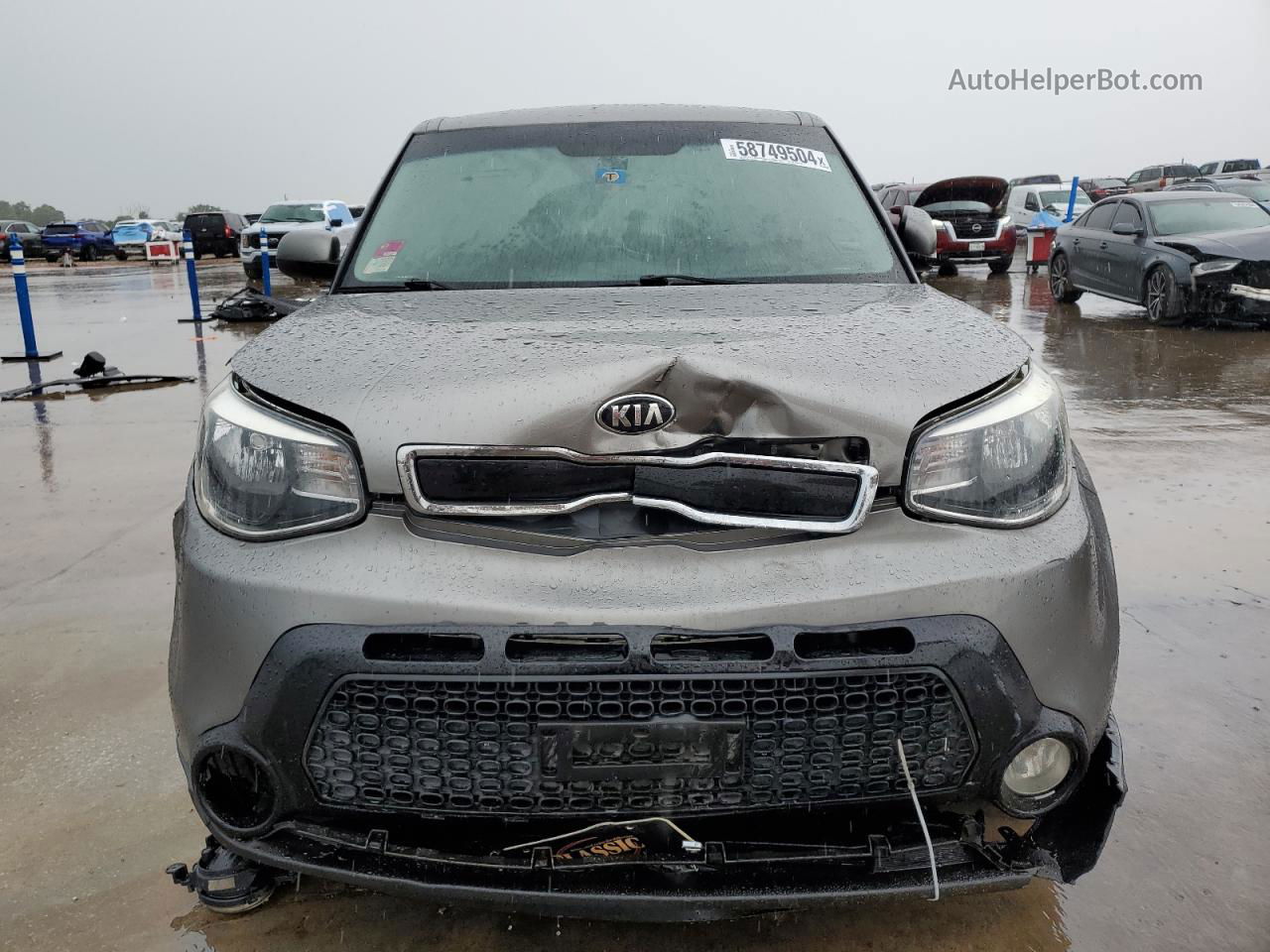 2016 Kia Soul + Gray vin: KNDJP3A54G7352799