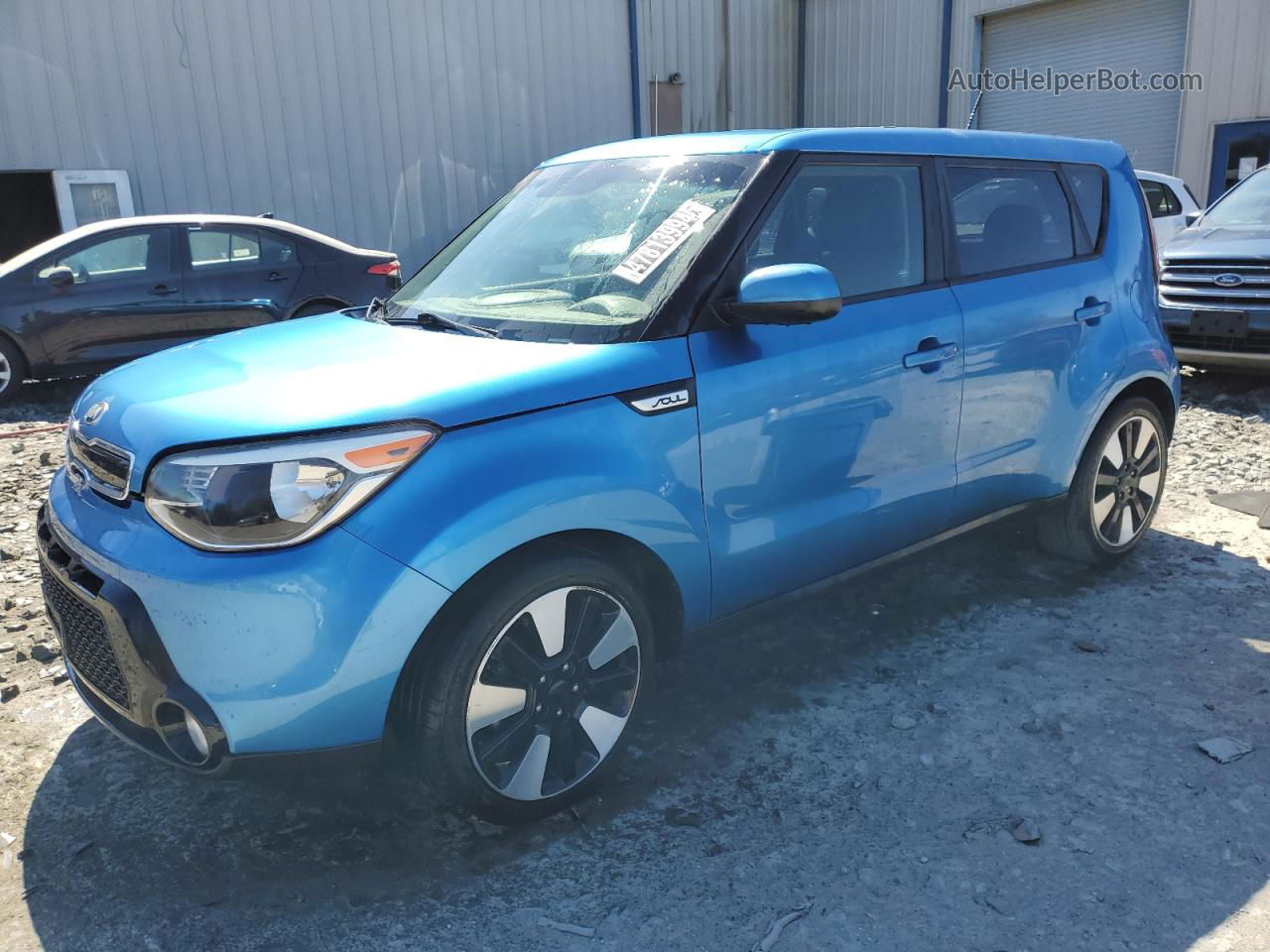 2016 Kia Soul + Blue vin: KNDJP3A54G7370512