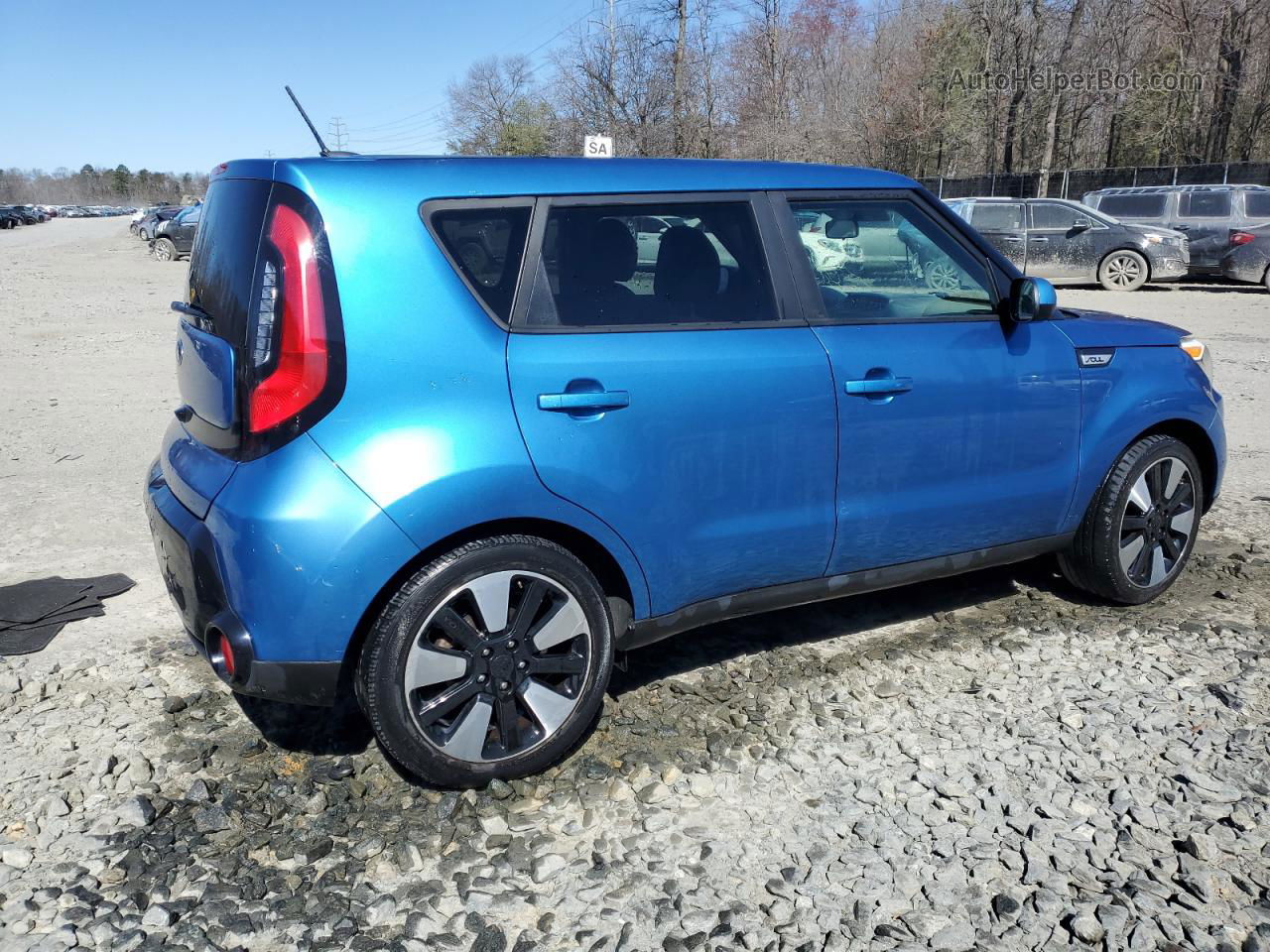 2016 Kia Soul + Blue vin: KNDJP3A54G7370512