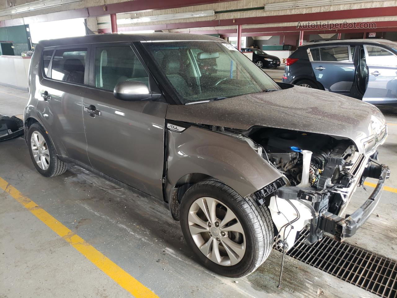 2016 Kia Soul + Серебряный vin: KNDJP3A54G7372907