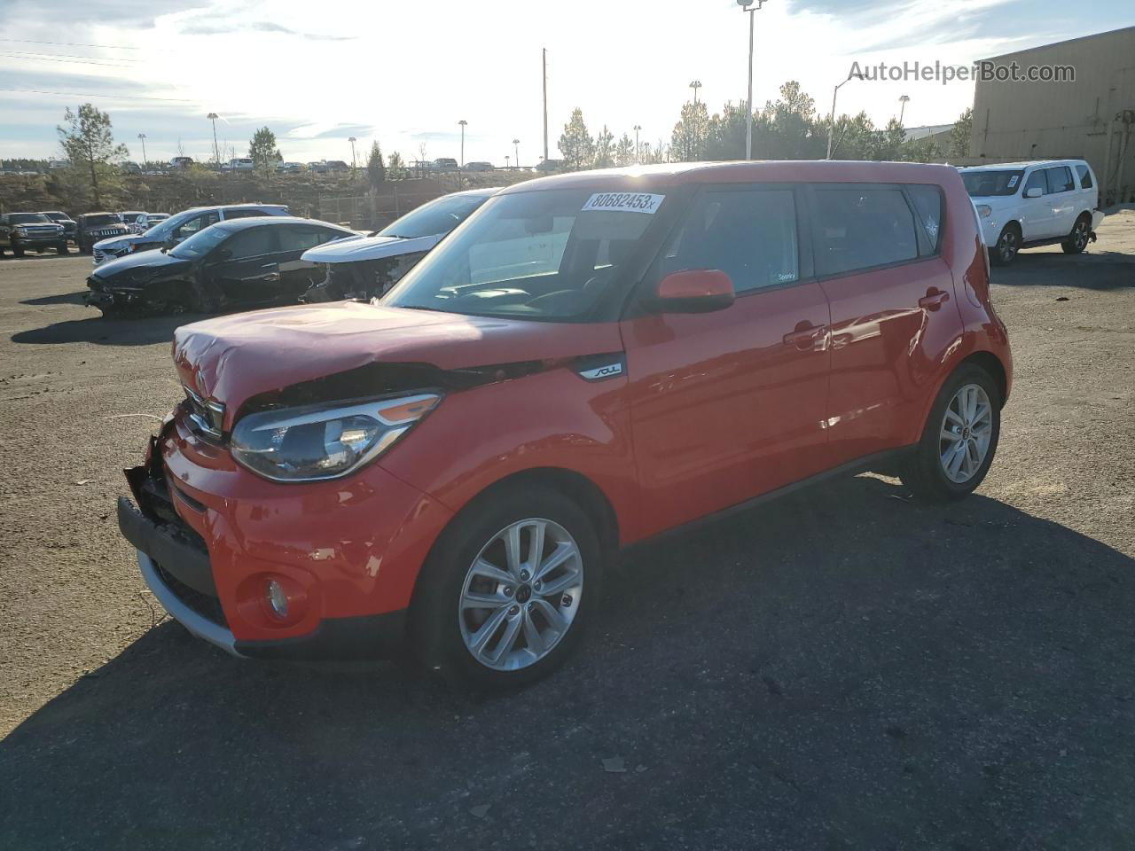 2019 Kia Soul + Красный vin: KNDJP3A54K7632148