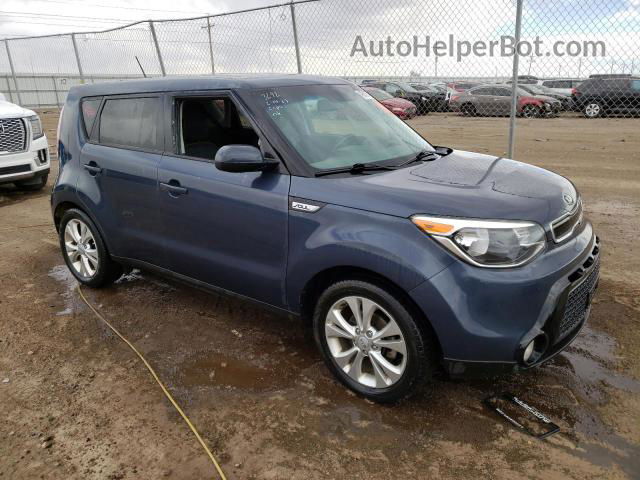 2016 Kia Soul + Blue vin: KNDJP3A55G7282696