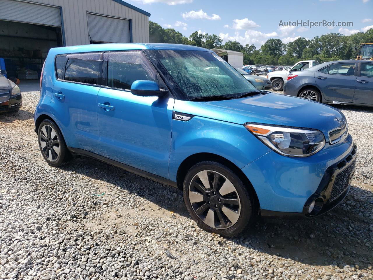 2016 Kia Soul + Blue vin: KNDJP3A55G7377811