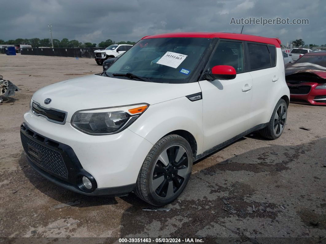 2016 Kia Soul + White vin: KNDJP3A55G7388548