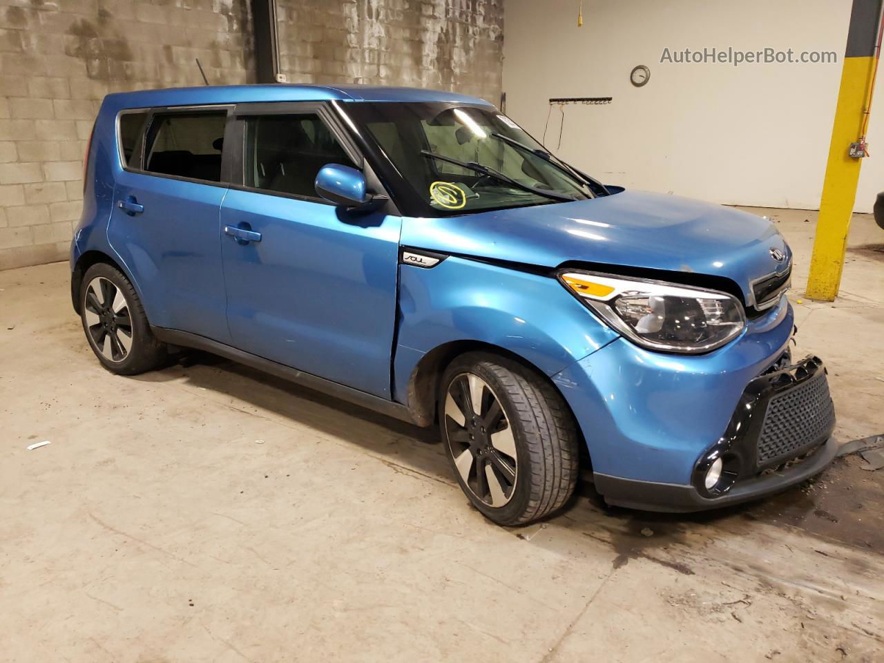 2016 Kia Soul + Blue vin: KNDJP3A55G7403906