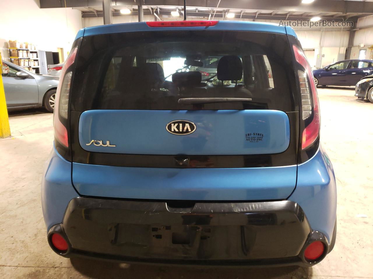 2016 Kia Soul + Blue vin: KNDJP3A55G7403906