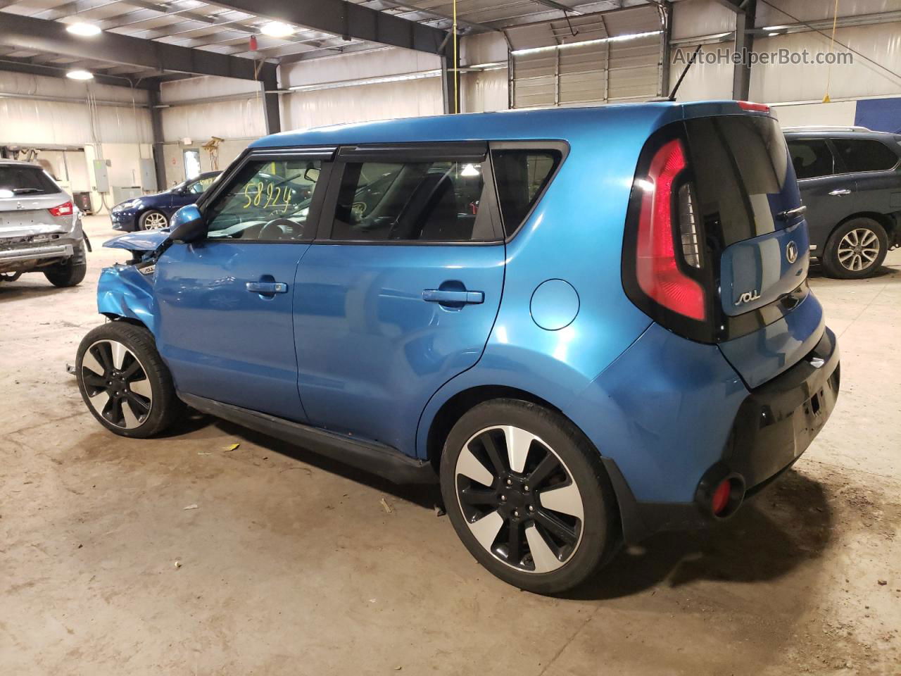 2016 Kia Soul + Blue vin: KNDJP3A55G7403906