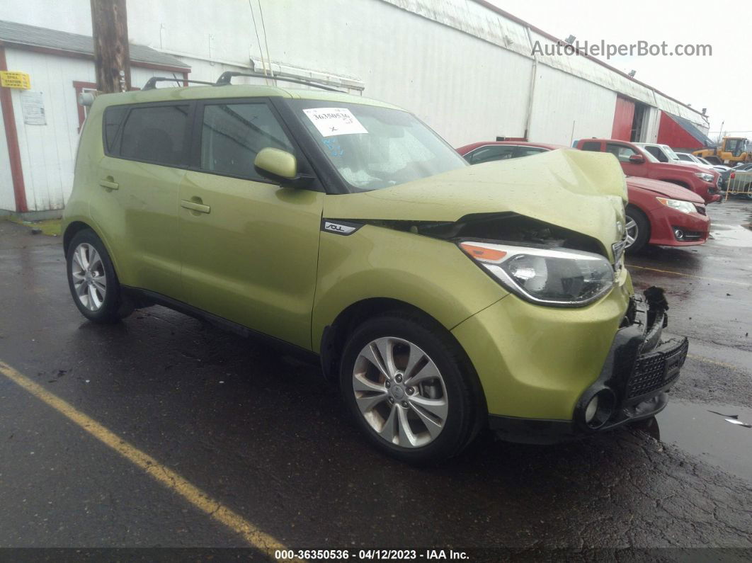 2016 Kia Soul + Green vin: KNDJP3A55G7860425