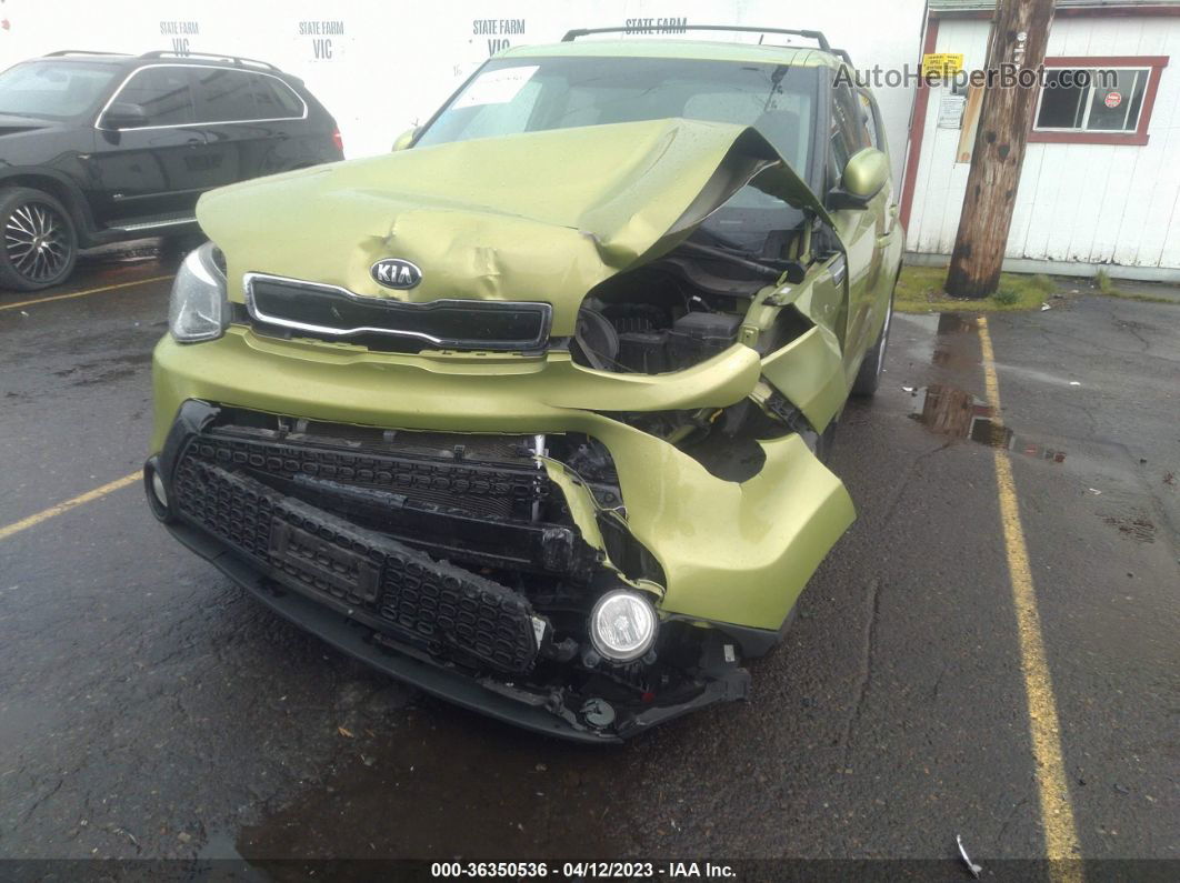 2016 Kia Soul + Green vin: KNDJP3A55G7860425