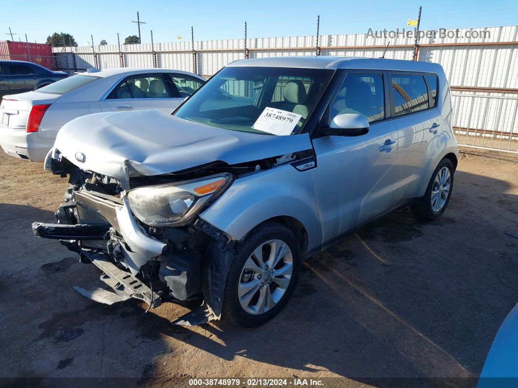 2016 Kia Soul + Silver vin: KNDJP3A55G7874759