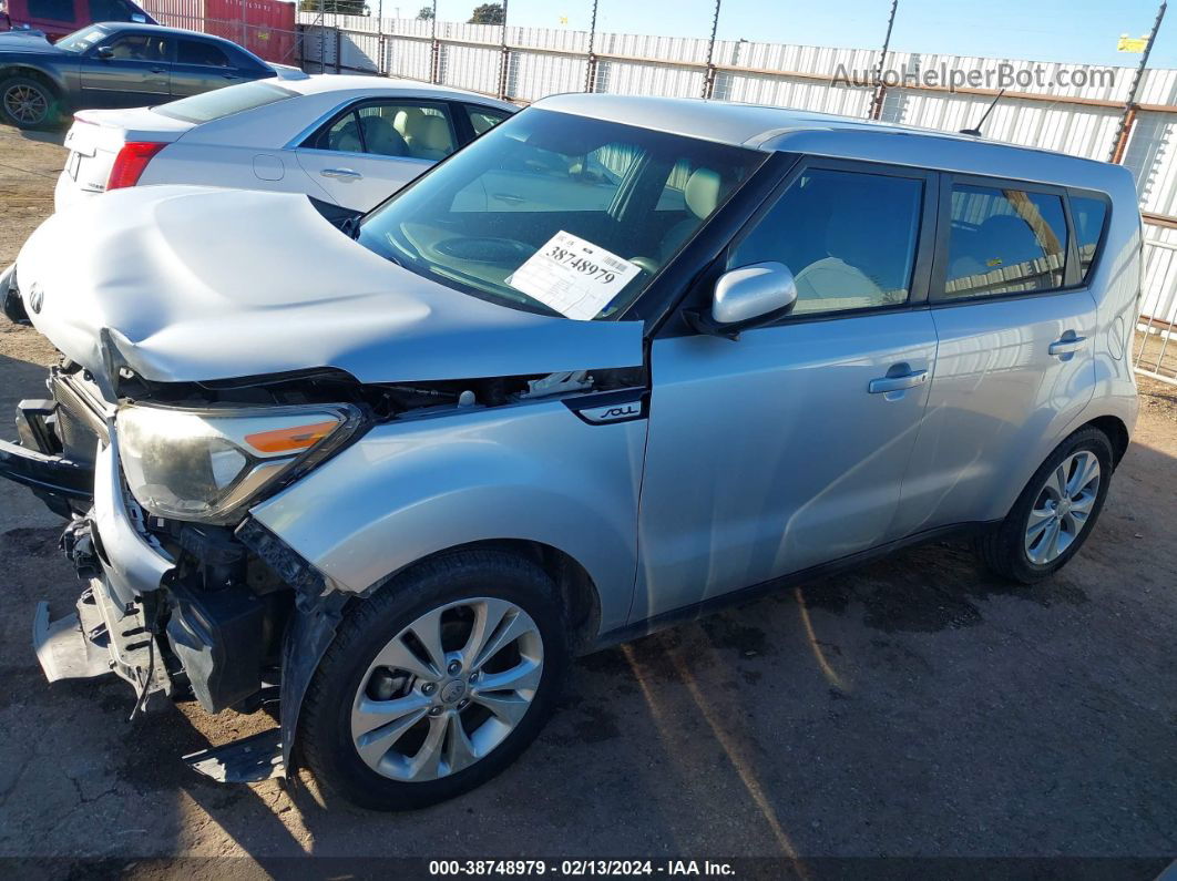 2016 Kia Soul + Silver vin: KNDJP3A55G7874759