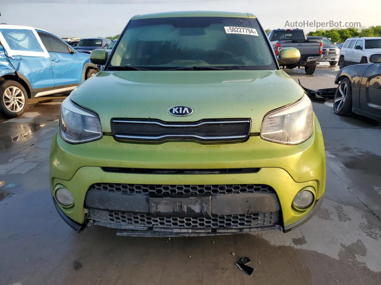 2019 Kia Soul + Green vin: KNDJP3A55K7915786