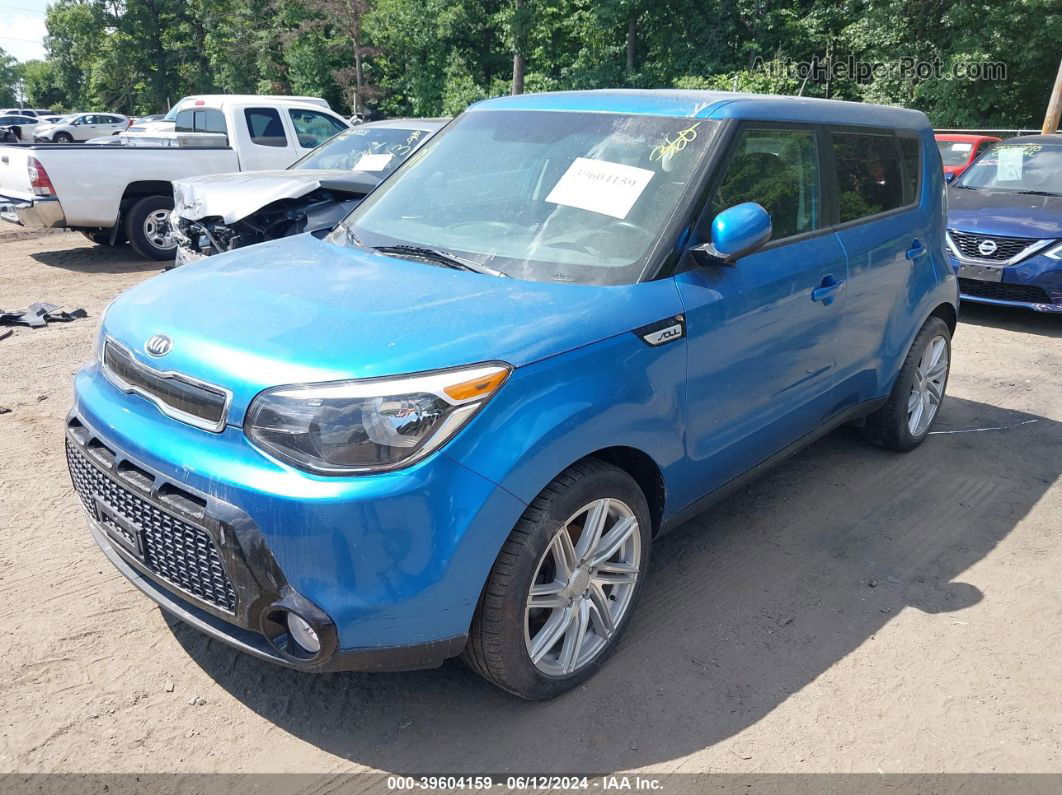 2016 Kia Soul + Blue vin: KNDJP3A56G7329797