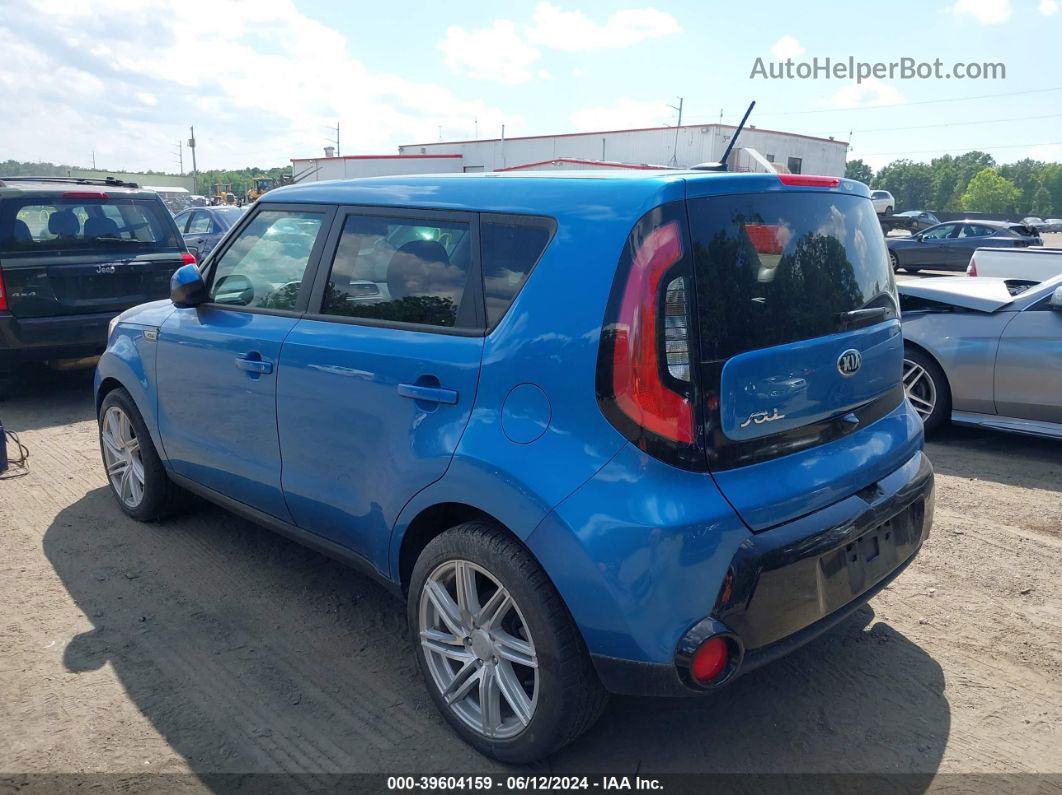 2016 Kia Soul + Синий vin: KNDJP3A56G7329797