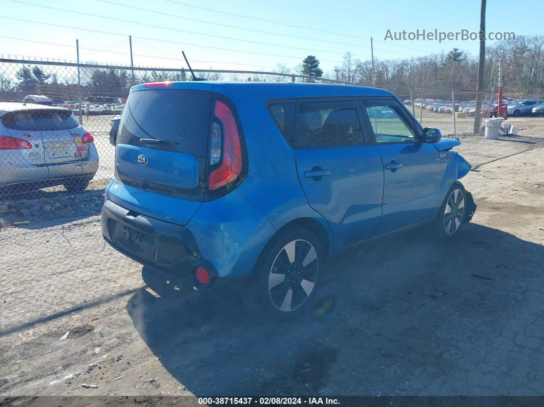 2016 Kia Soul + Blue vin: KNDJP3A56G7350780