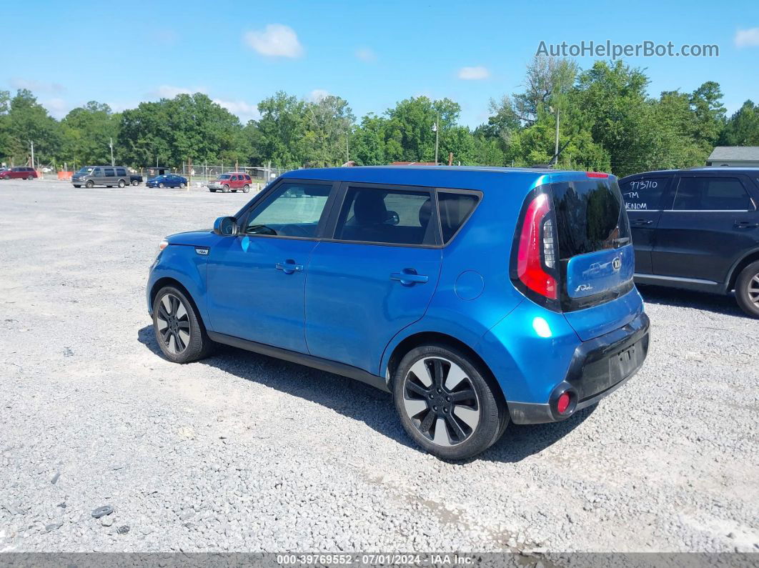 2016 Kia Soul + Blue vin: KNDJP3A56G7385948