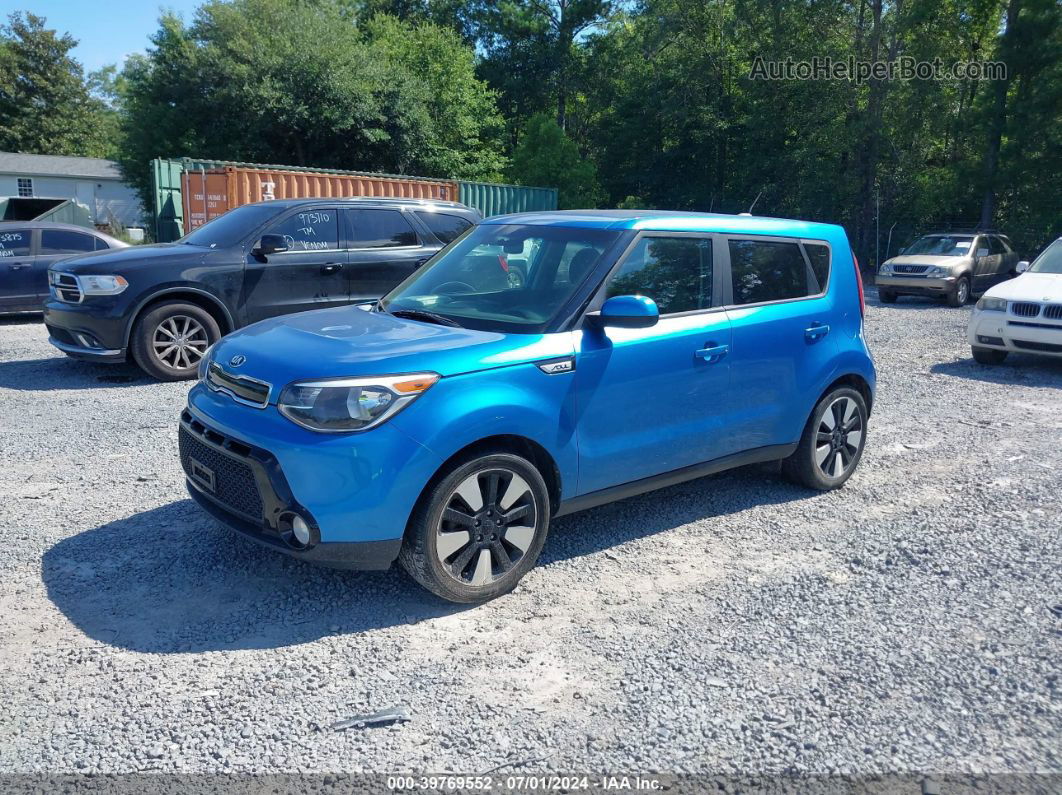 2016 Kia Soul + Blue vin: KNDJP3A56G7385948