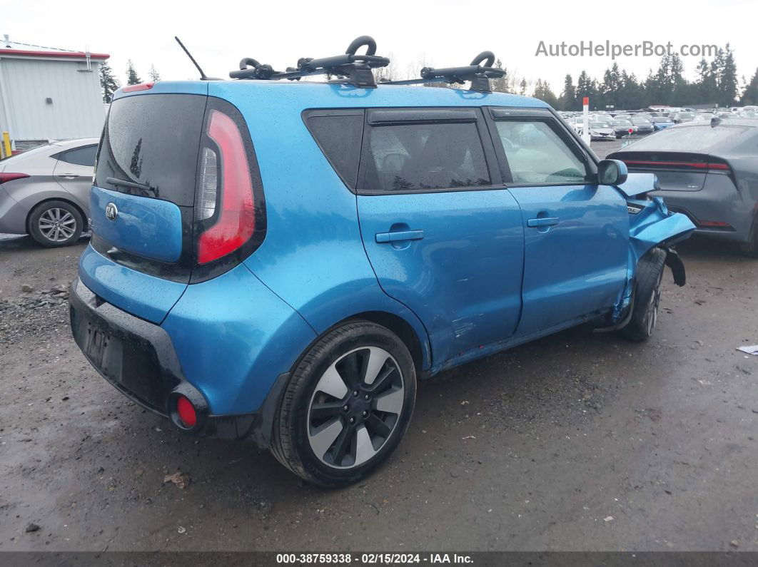 2016 Kia Soul + Blue vin: KNDJP3A56G7392544