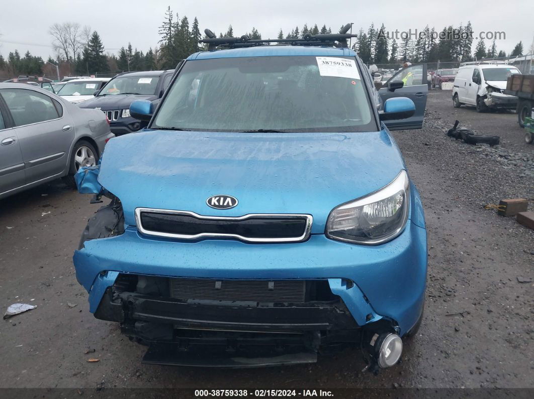 2016 Kia Soul + Blue vin: KNDJP3A56G7392544