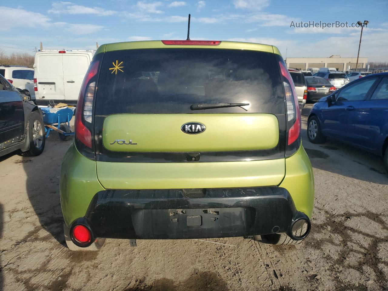 2016 Kia Soul + Green vin: KNDJP3A56G7852513