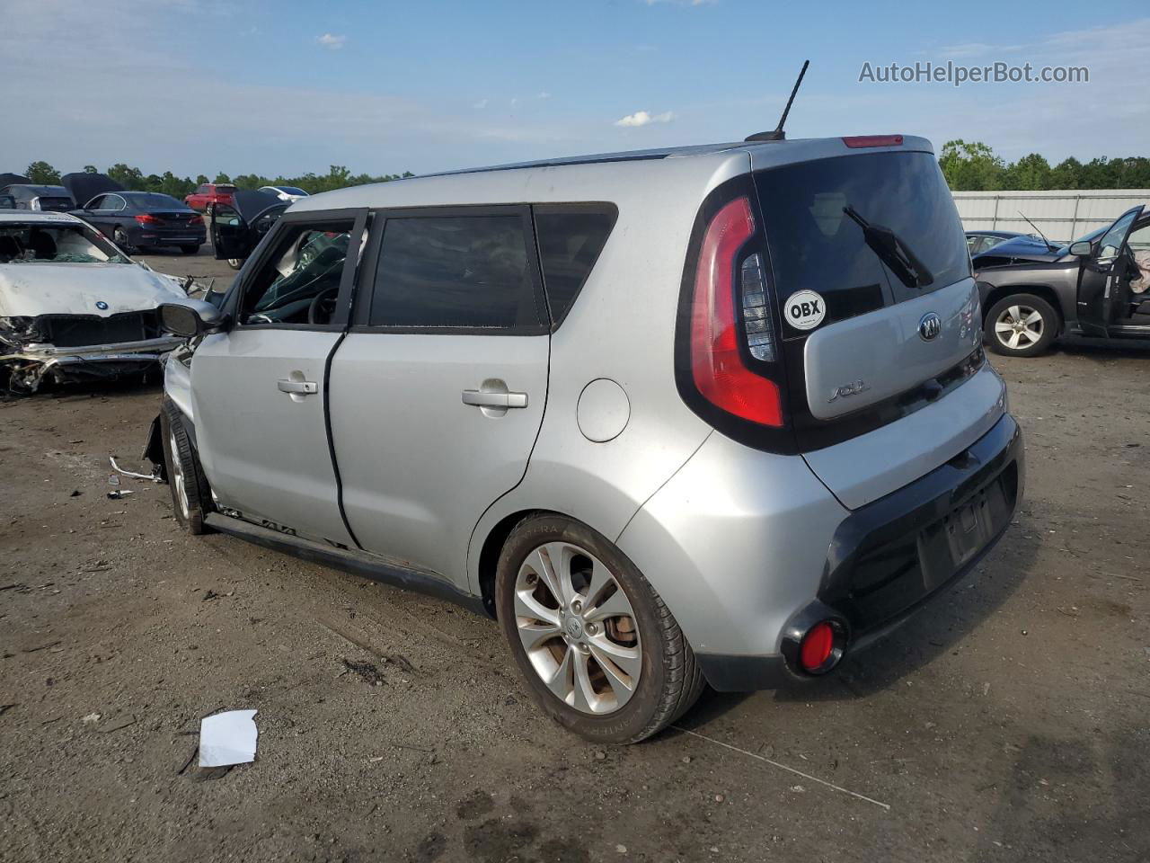 2016 Kia Soul + Silver vin: KNDJP3A56G7860353