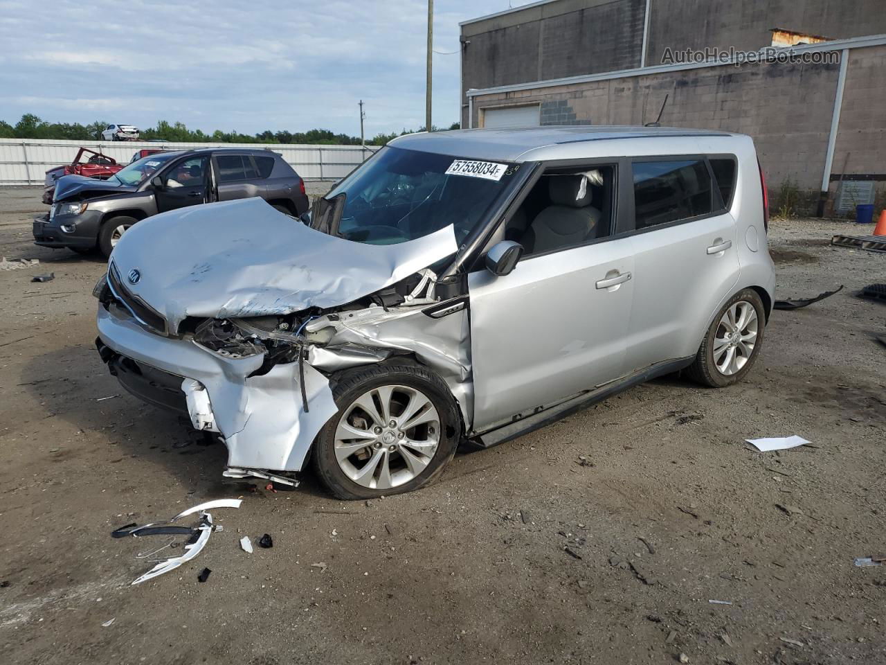 2016 Kia Soul + Silver vin: KNDJP3A56G7860353