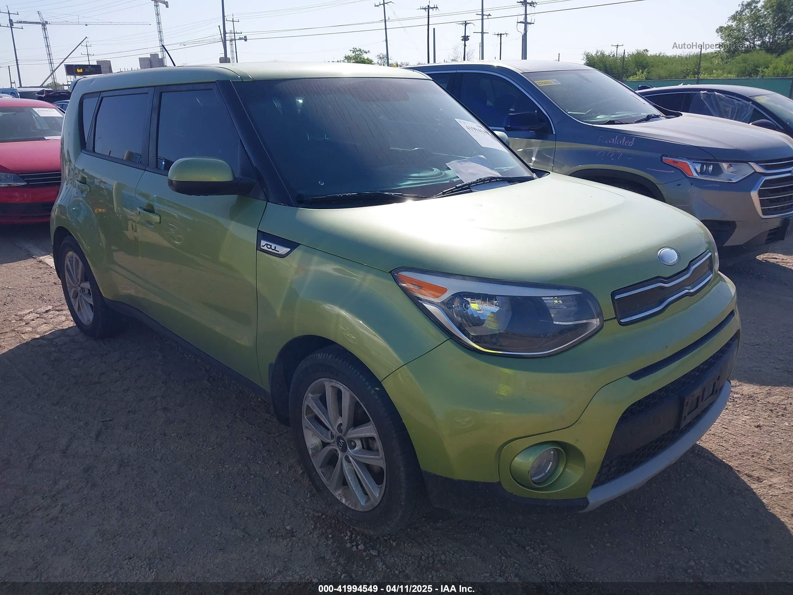2019 Kia Soul + Green vin: KNDJP3A56K7911035