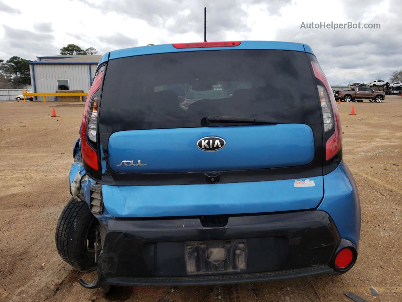 2016 Kia Soul + Синий vin: KNDJP3A57G7298690