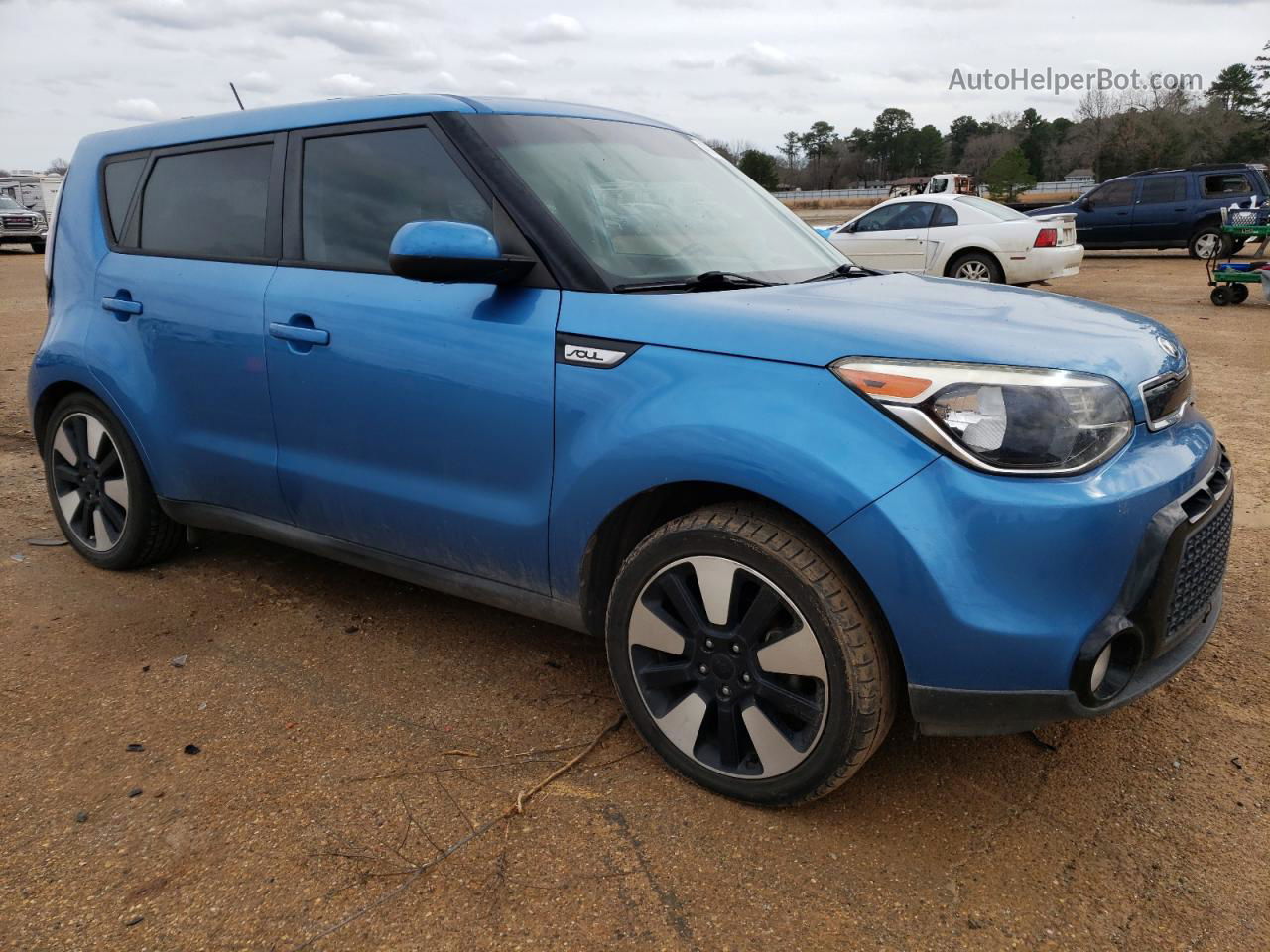 2016 Kia Soul + Blue vin: KNDJP3A57G7298690