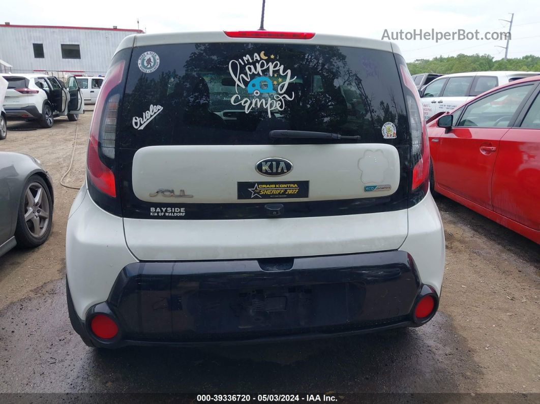 2016 Kia Soul + White vin: KNDJP3A57G7312121