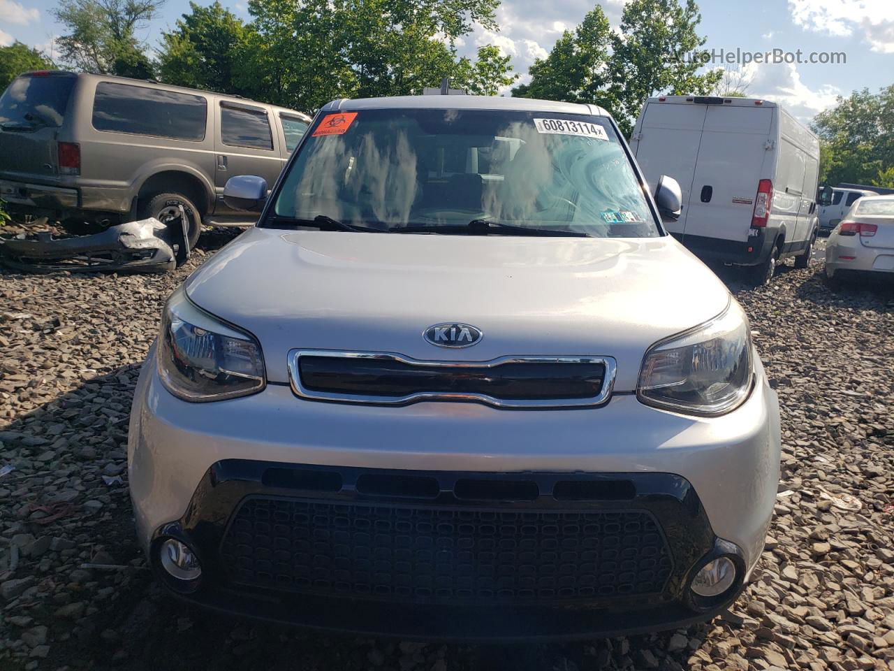 2016 Kia Soul + Silver vin: KNDJP3A57G7836076