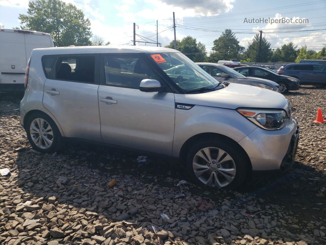 2016 Kia Soul + Silver vin: KNDJP3A57G7836076