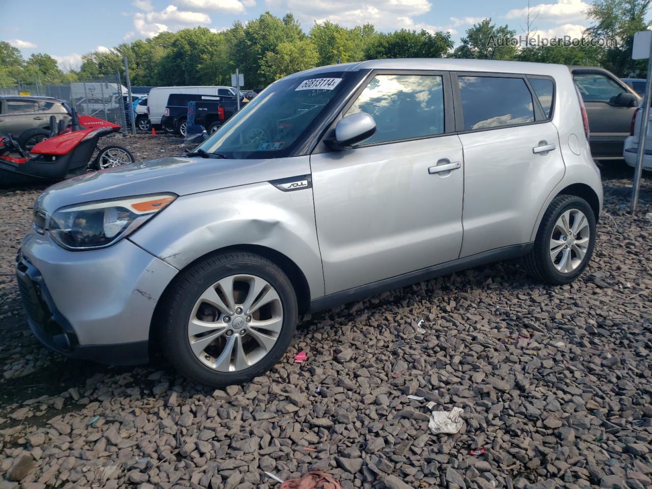 2016 Kia Soul + Silver vin: KNDJP3A57G7836076