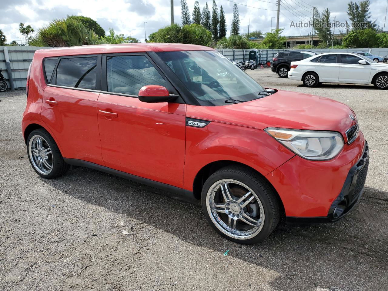 2016 Kia Soul + Красный vin: KNDJP3A57G7864850