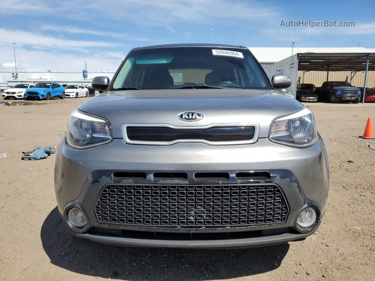 2016 Kia Soul + Серый vin: KNDJP3A58G7247571