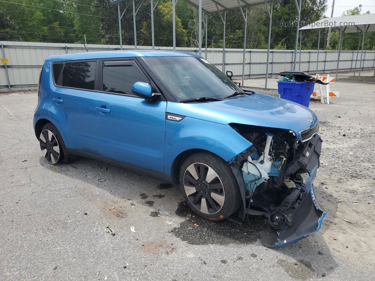 2016 Kia Soul + Blue vin: KNDJP3A58G7329879