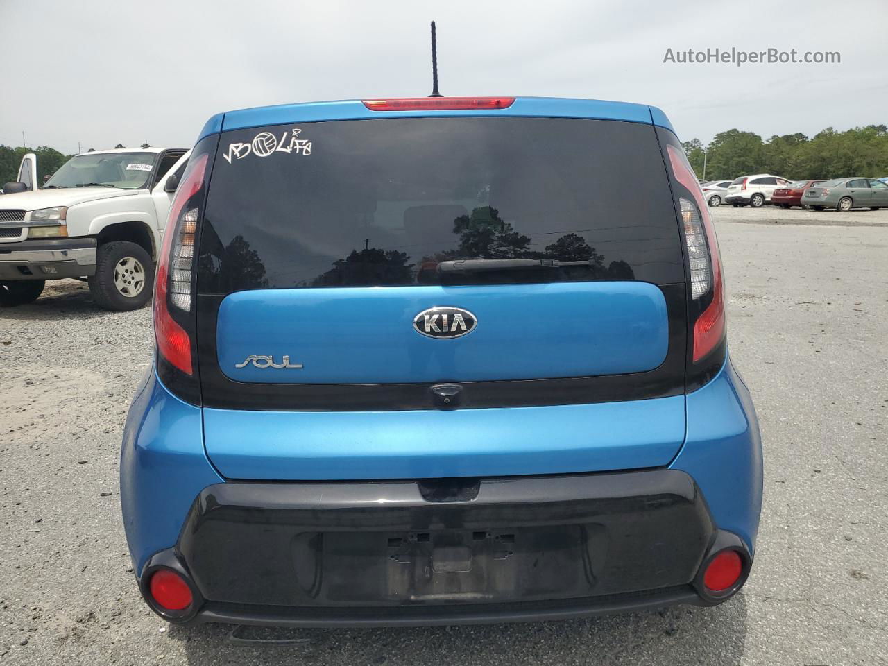 2016 Kia Soul + Blue vin: KNDJP3A58G7329879