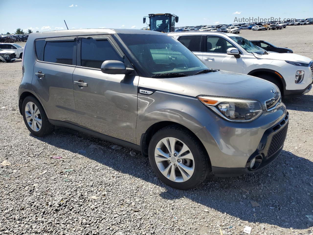 2016 Kia Soul + Серый vin: KNDJP3A58G7333561