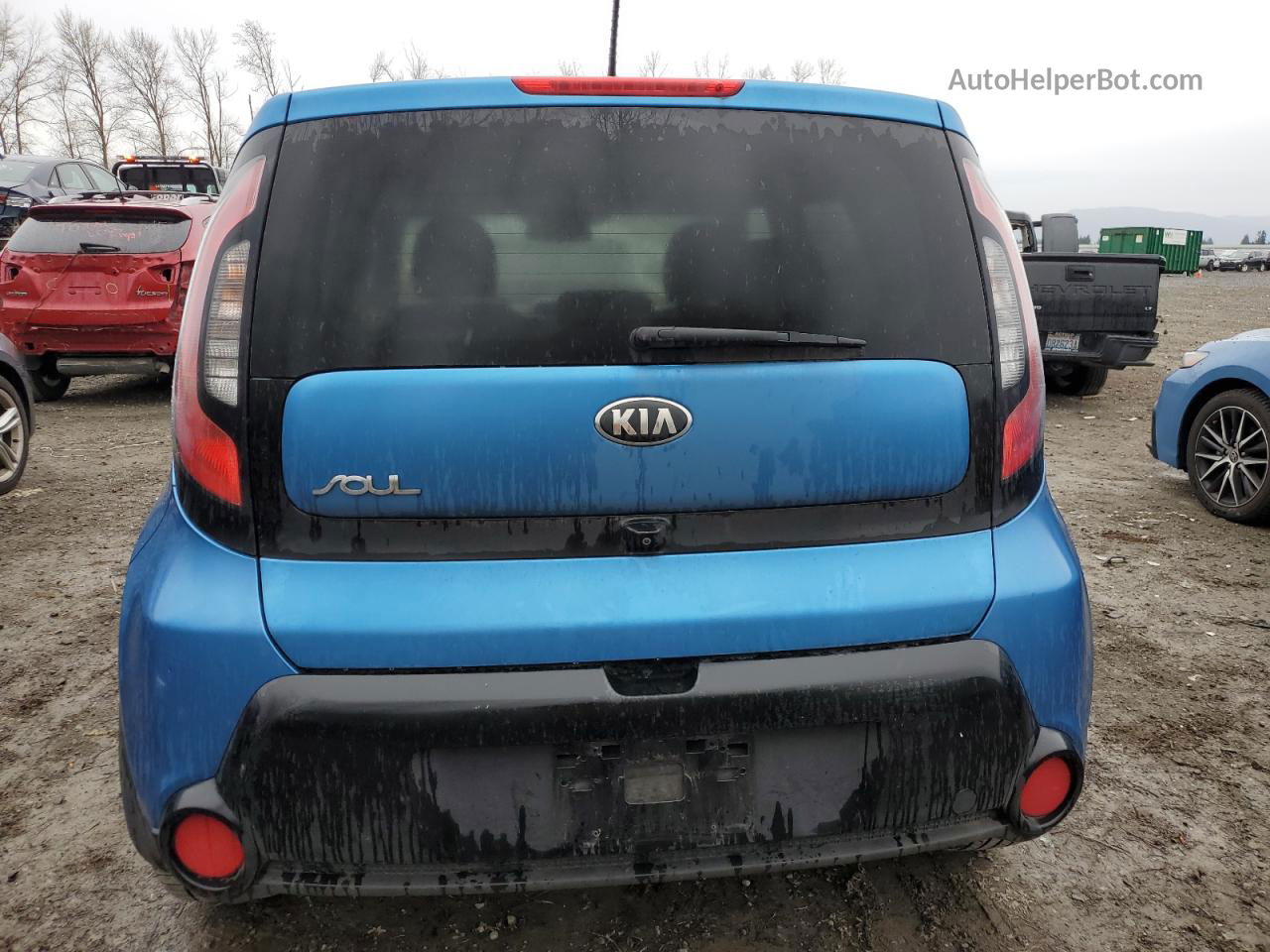 2016 Kia Soul + Синий vin: KNDJP3A58G7345029