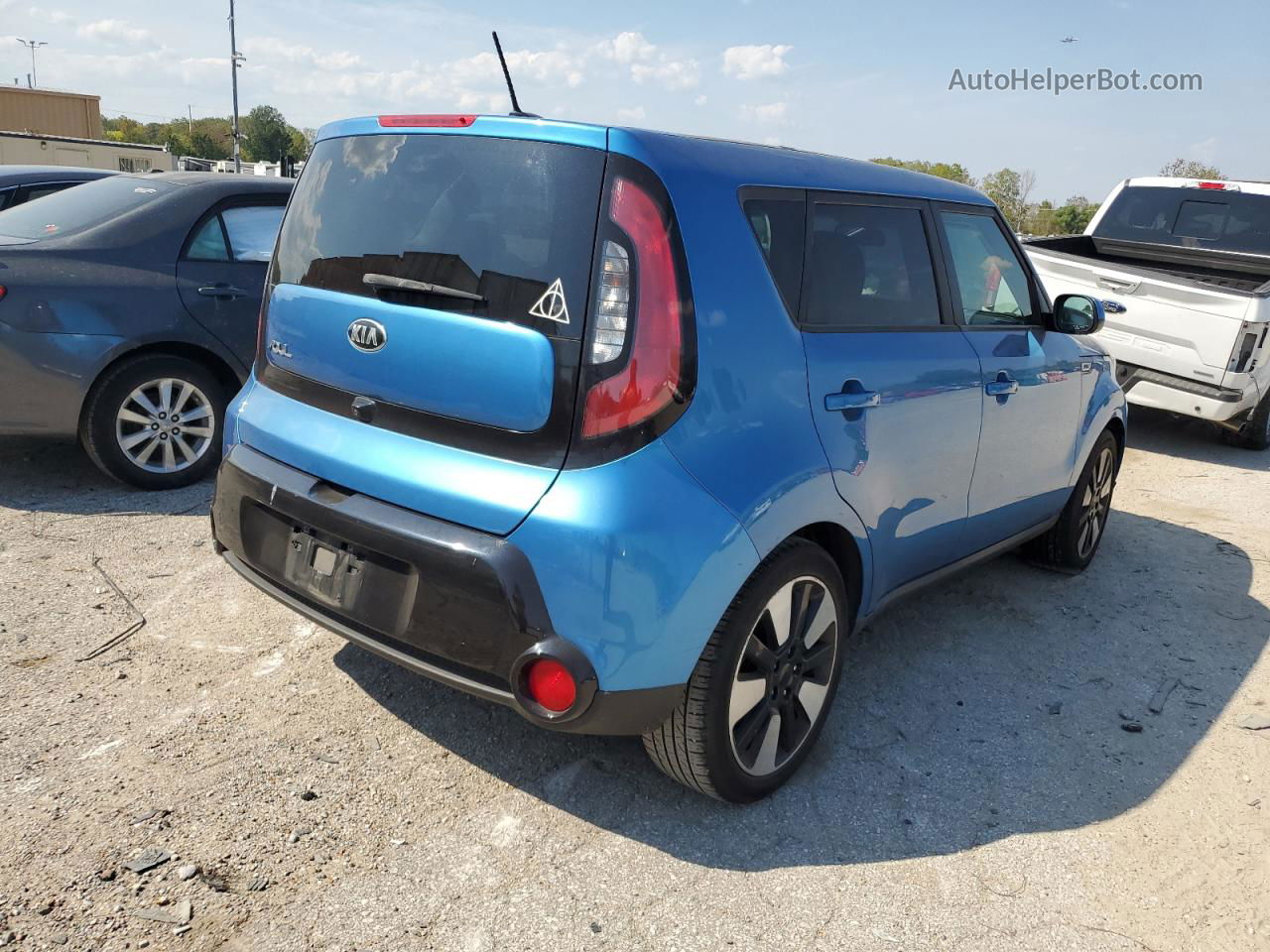 2016 Kia Soul + Blue vin: KNDJP3A58G7363384